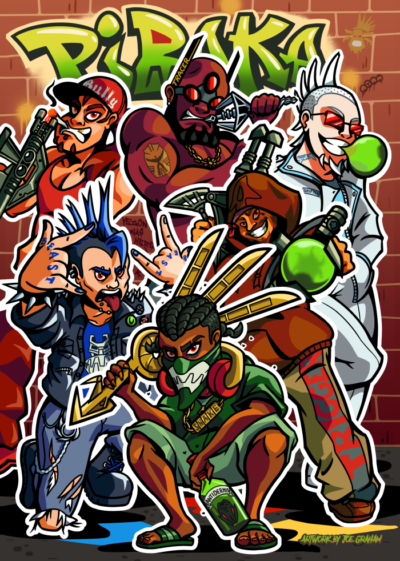 "Gang on the Loose" print